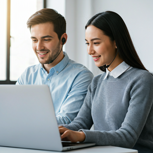 Technical professionals managing a VPS from a laptop