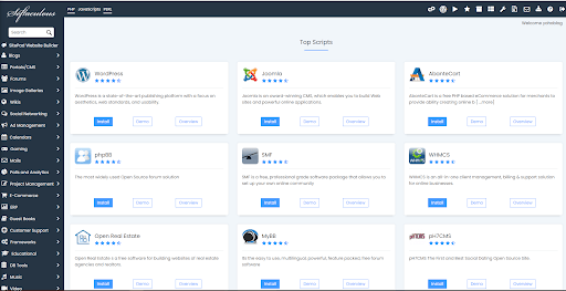 cpanel hosting guide softaculous